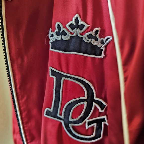 Dolce & Gabbana Logo Zipped Bomber Jacket Size 50/L - Picture 9 of 13